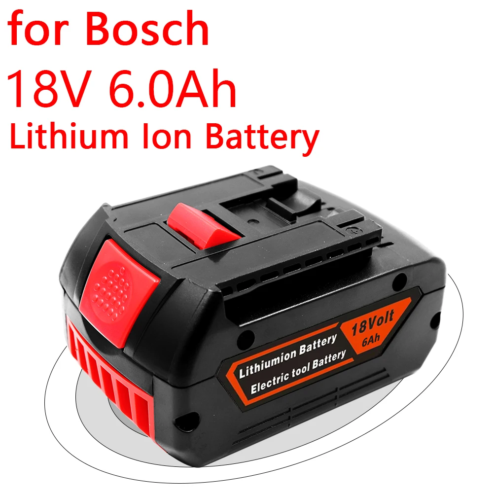 

for Bosch 18V 6Ah Rechargeable Lithium Battery,for Tool Drill BAT609 BAT610G BAT618 BAT620 BAT622 Replacement Li-ion Battery