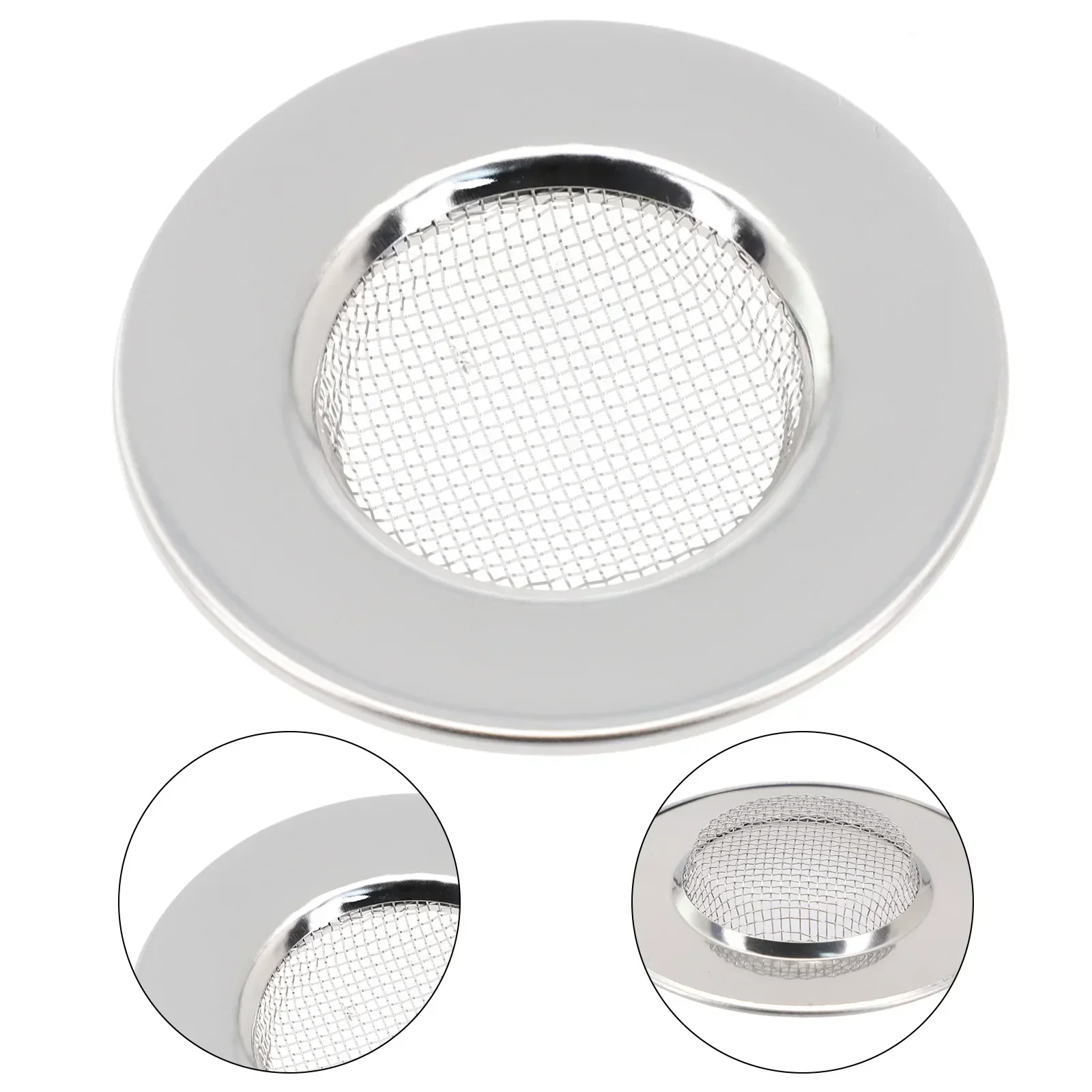 Stainless Steel Sink and Shower Hair Catcher Filter