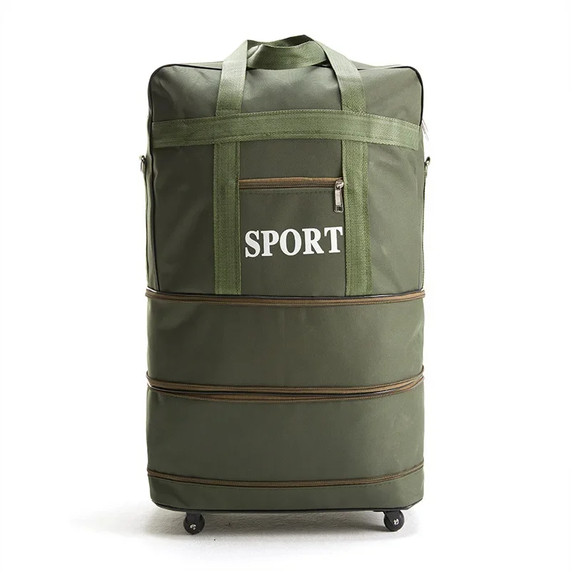 

Suitcase Handbags Travel Carrying Bags Airdrop Supplies 24 Inch Air Cargo Bag Large Capacity Telescopic Folding Wheel Package