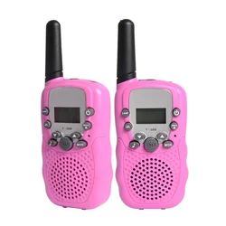 Mini talkie walkie T 3 UHF 462.550 467.7125MHz, radio bidirectionnelle 0.5W 22ch pour enfants, jouet écran LCD soeur T 388 