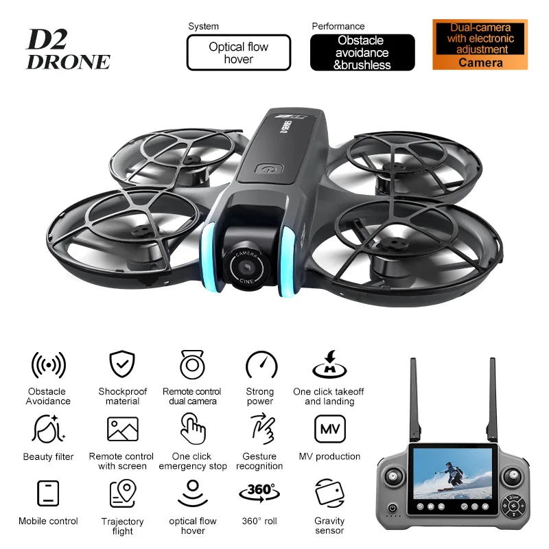 Drone DJI Mini 4K avec Caméra HD, Version Standard ou Améliorée