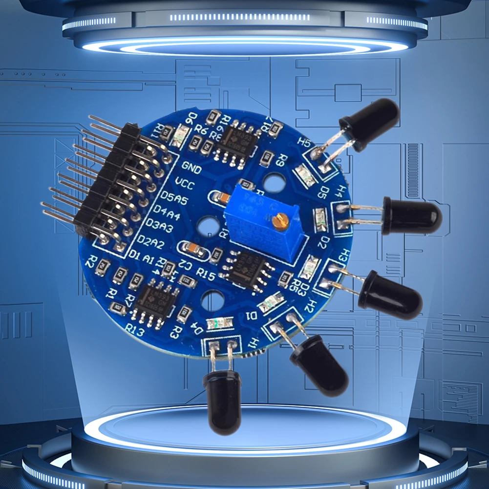 5방향 디지털 아날로그 신호 이중 출력 화재 감지 센서 모듈 Arduino 액세서리용 간편한 설치