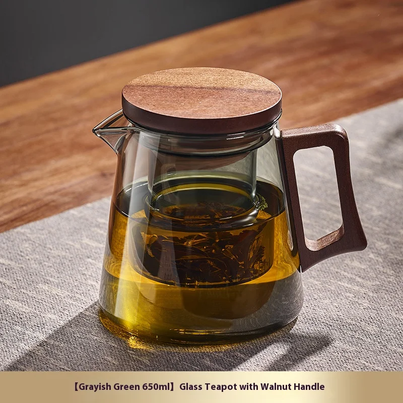 إبريق شاي Gianxi فصل الشاي إبريق شاي زجاجي عالي ال...