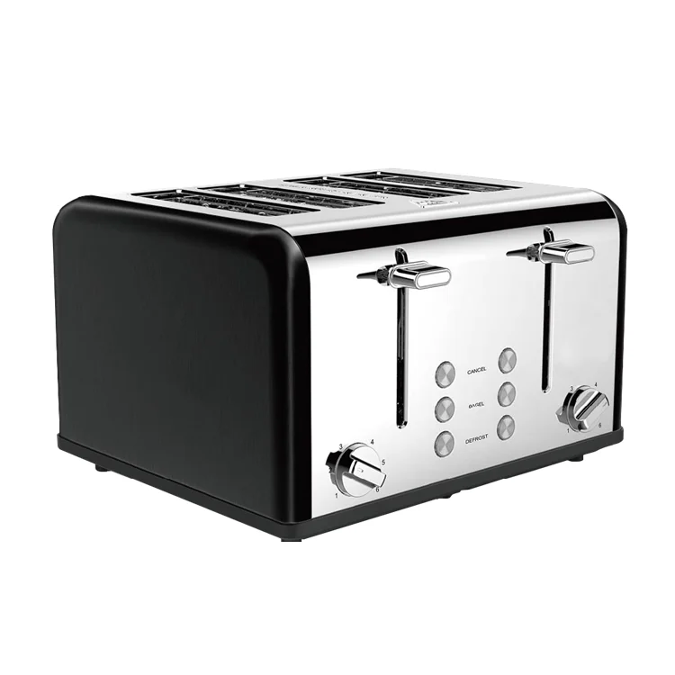 New style 4 slice manual toaster with control cancel button bread toaster 6