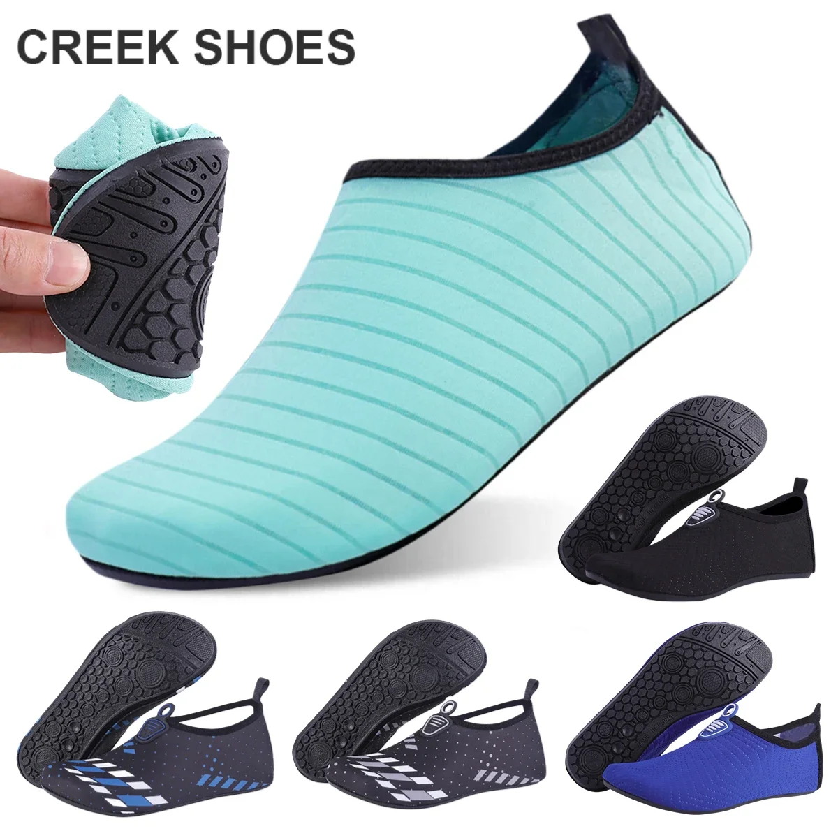 Water Shoes Men Women Water Shoes Diving Socks Beach Sandals