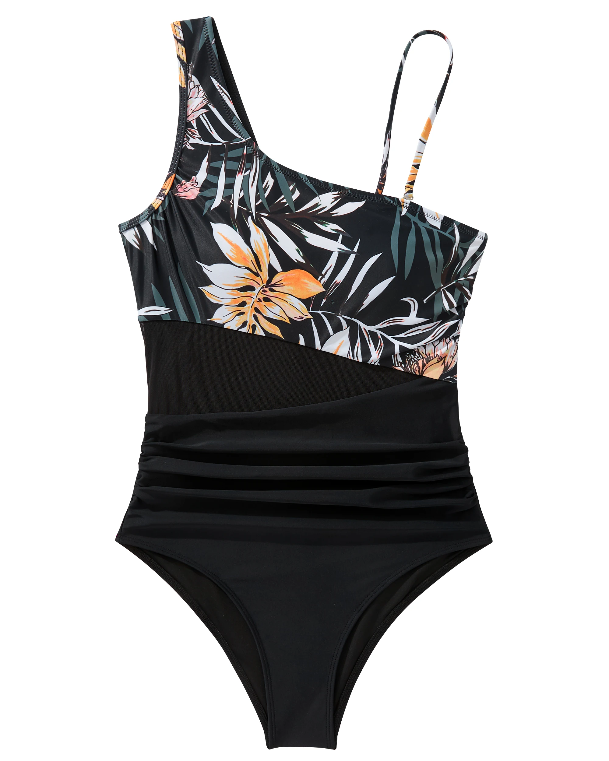 2026 New One Shoulder Swimwear Women One Piece Swimsuit Female Monokini Hollow Out Swimming Suits Beachwear Swimming Suits