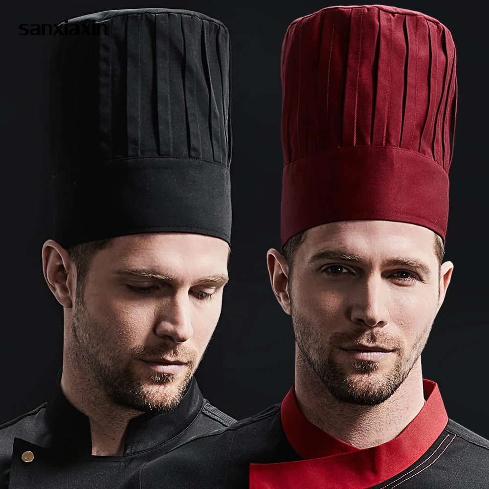 High Top Chef Hat Master Chef Work Cap Restaurant Kitchen Cook Hat
