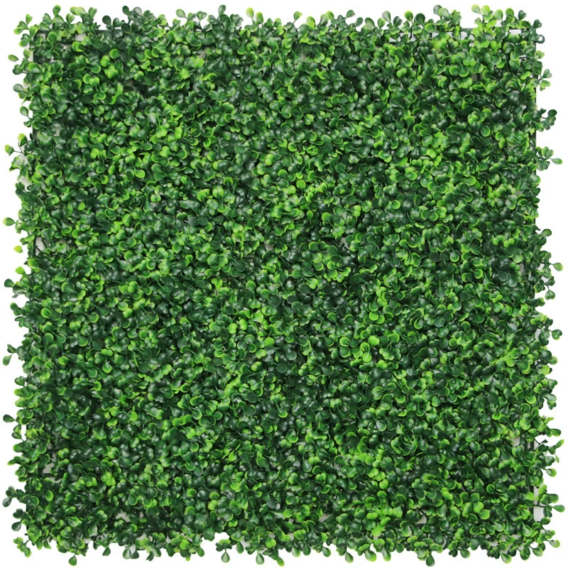 

4 PCS Simulated Artificial Lawn Plant Wall Double Layer Densified Garden Home Decoration Outdoor Plastic Lawn