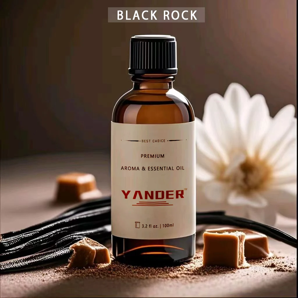 YANDER Black Rock Pure Perfume Essential Oil Oriental Gourmand Fragrance Parfum Oil Aromatherapy Aroma For Perfume Making