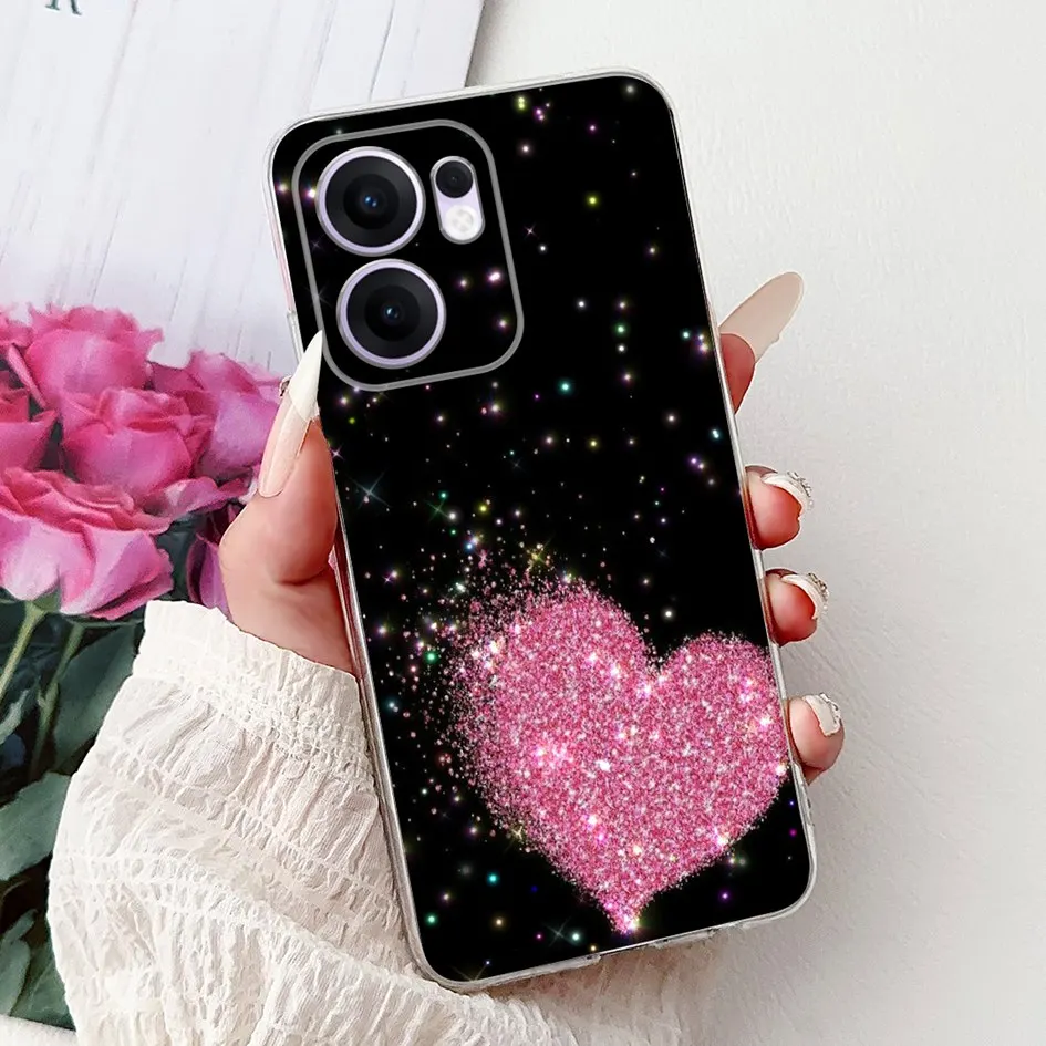 New Fashion Love Heart Butterfly Soft Clear Phone Case Cover
