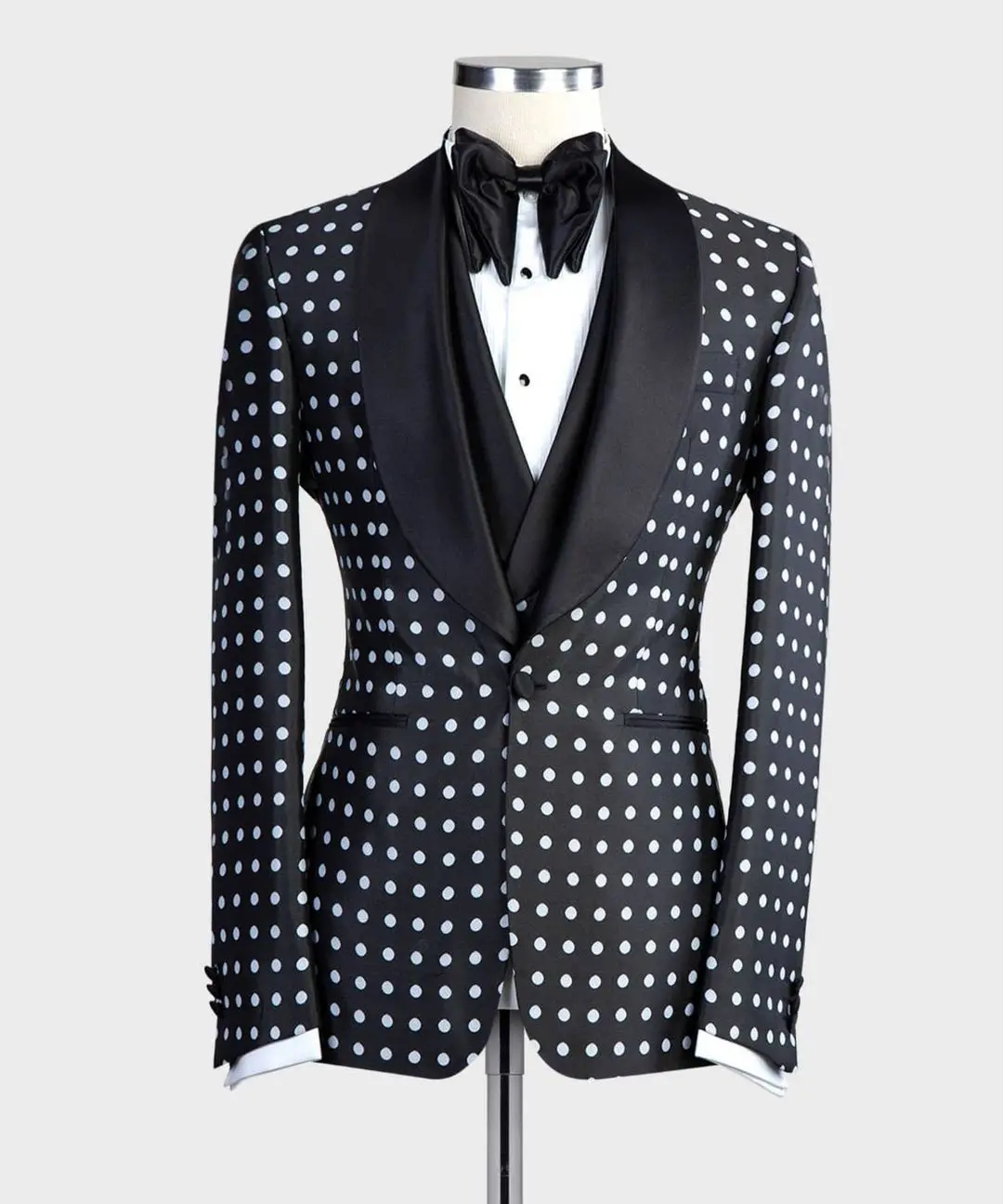 Men Suit Set 2 Pieces Jacket and Vest Blazer Wedding Party Singer Groom Costume Homme