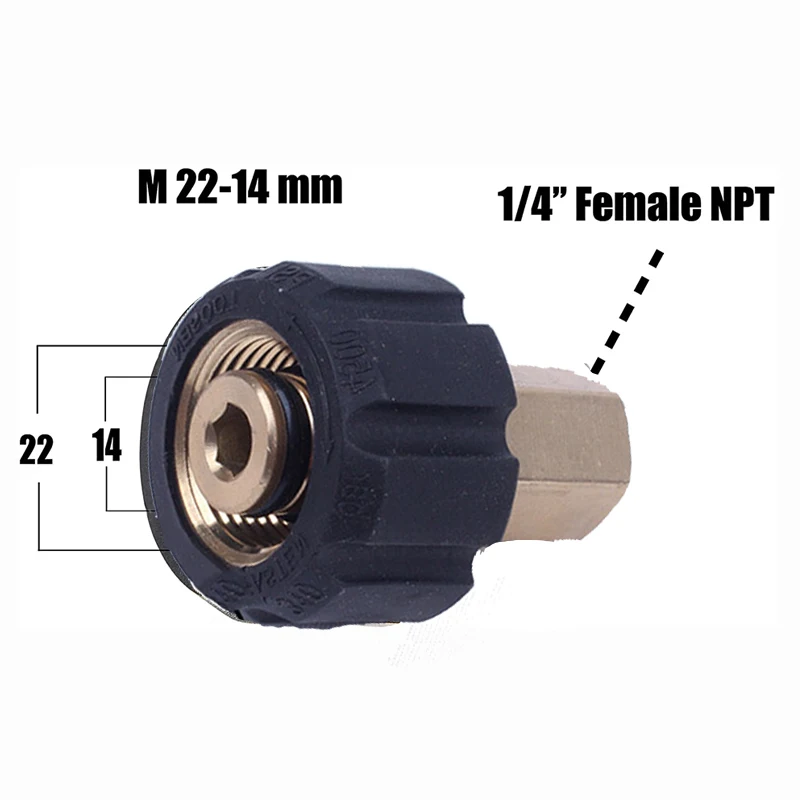 ���� �з� �ͼ� ����� ���� NPT ���� �� Ŀ���� ���� ���� ���� ȣ��, M22  1/4 ��ġ