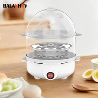 Multifunction Electric Egg Cooker Double Layers Egg Boiler Corn Milk Rapid Breakfast Cooking Egg Steamer Appliances Kitchen - Al 1