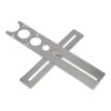 Decorated Work Multifunction Ruler Effective Stainless Steel Ceramic Tile Hole Locator Ruler For Accurate Drilling 3