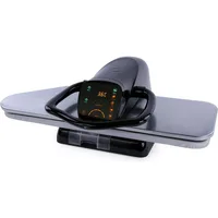 34" Large Steam Iron Press with LED Touch Screen, 1800W Steam Press with 5 Fabric Settings Language Conversion 1