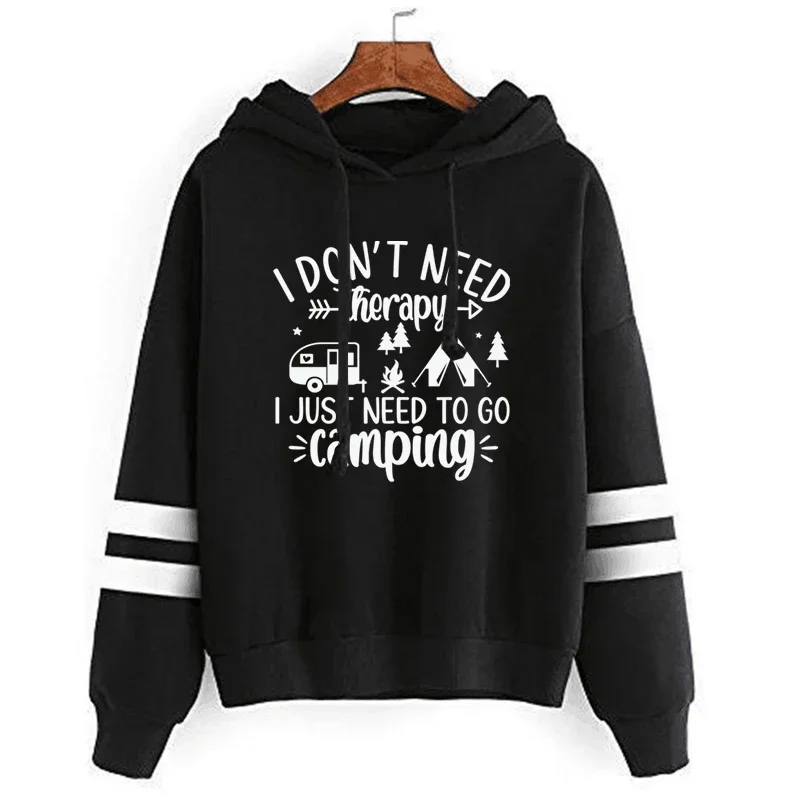 

Just Need Go Camping Hoodies Fashion Harajuku Sportwear Hip Hop Streetwear Y2K Aesthetic Clothes for Women Tracksuit Men Tops