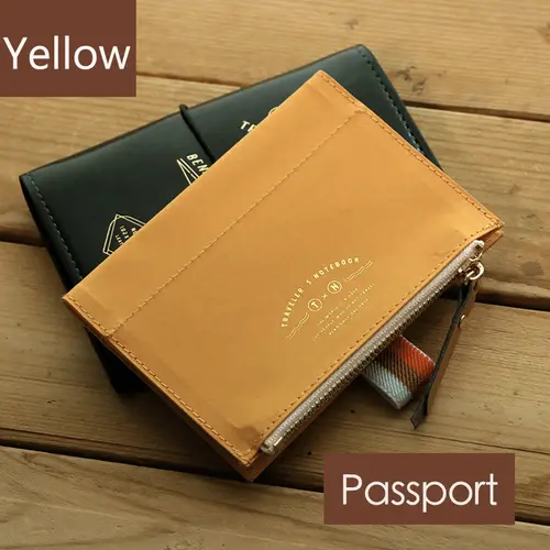 Fromthenon Special Paper Travel Notebook Washable Bill Zipper Bag Storage Bag Pen Case Stationery Storage Supplies - Image 11