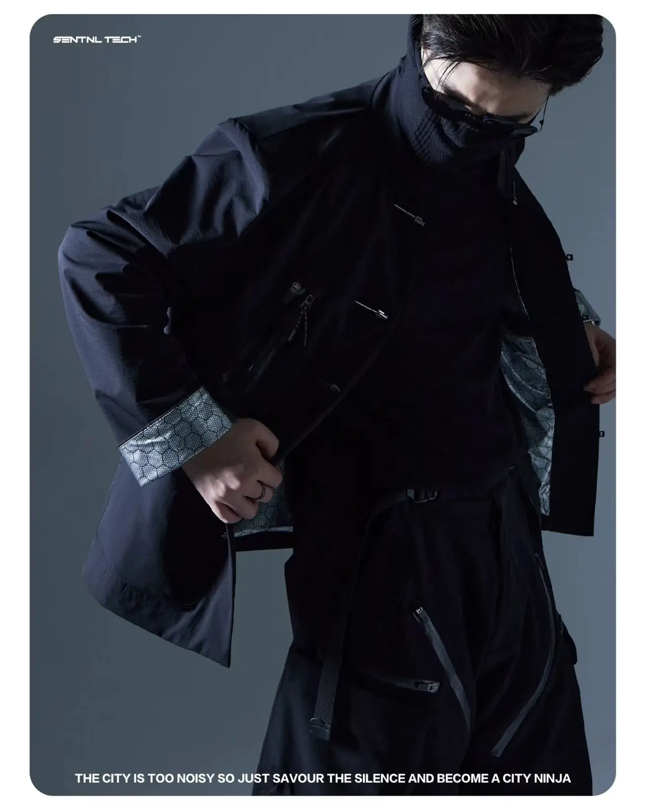 Silenstorm 25aw Functional tang suit jacket multipocket honeycomb inner material techwear aesthetic chinese style -