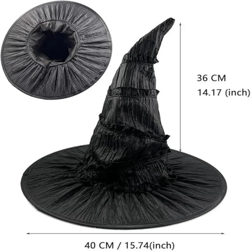 Cosplay Costume Wicked Elphaba Costume Black Witch Dress Hooded Cloak Girls Glinda Pink Princess Evening Dress Costume Halloween Party