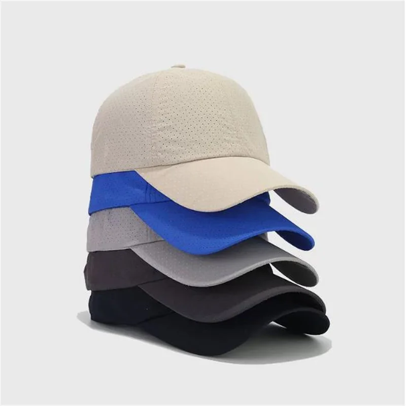 Hat for Men Spring Summer Solid Color Mesh Cap Baseball Cap Women Autumn Korean Edition Sunscreen Hat Mesh Breathable Peaked