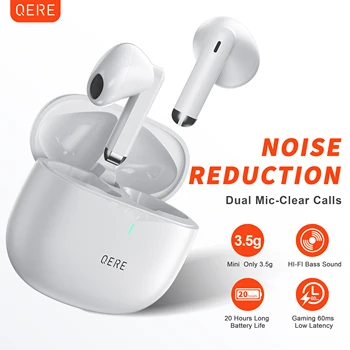 Wireless Headphones,QERE E28,NEW TWS Bluetooth 5.3,HD Microphone,HIFI Earphones,13mm Driver,Low Latency gaming waterproof Earbud 1