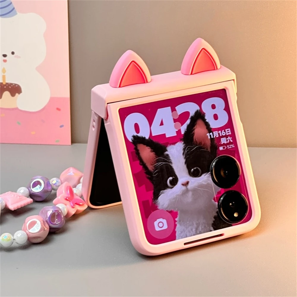 Cute Pink Candy Bracelet Hinge Protective Case