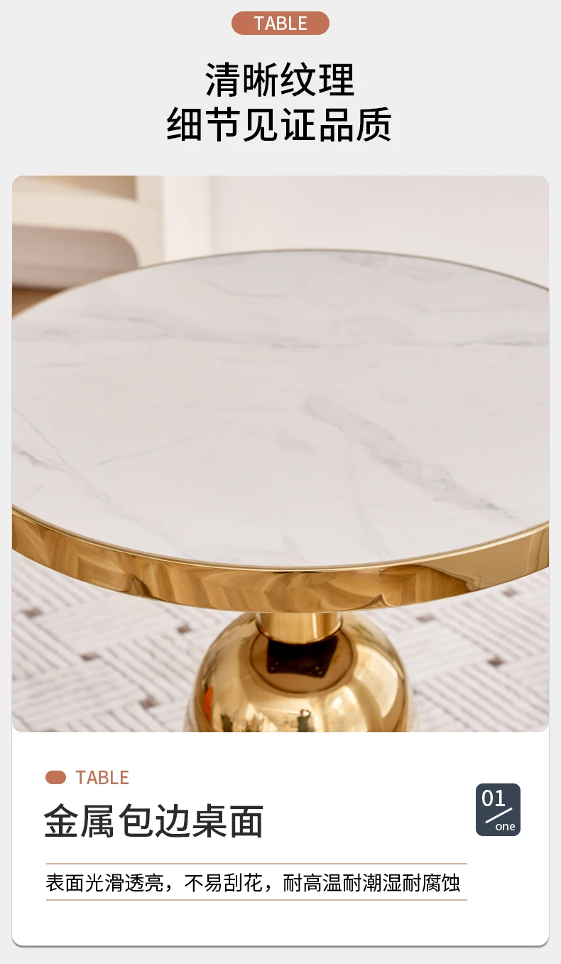 Cheap Designer Coffee Table Luxury Modern White Industrial Coffee Table Round Clear Simple Minimalist Metal Couchtisch Furniture