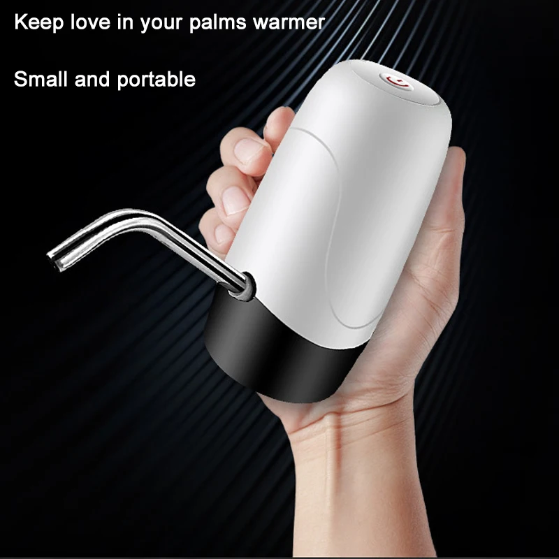 Electric Portable Water Pump Dispenser Drinking Bottle Switch Silent Charging Touch Wireless Rechargeable Drinking Water Pump