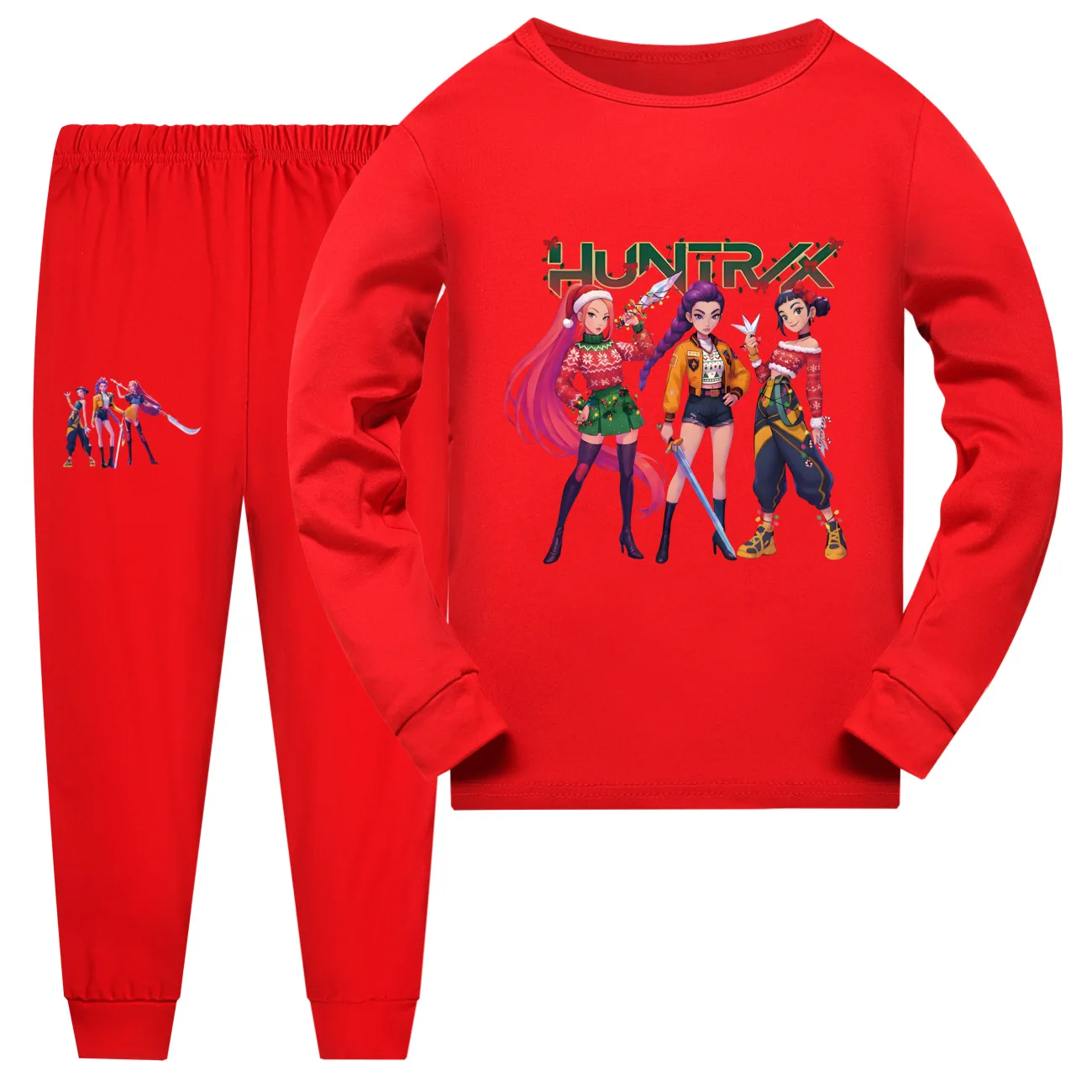 KPop Demon Hunters 2 Pièces Enfants Pyjamas Ensemble Dessin