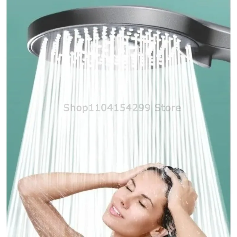 EcoFlow Adjustable Handheld Rain Shower Head with Water-Saving Features and 5 Spray Modes