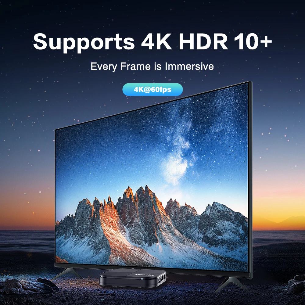 4K HDR vivid color scene