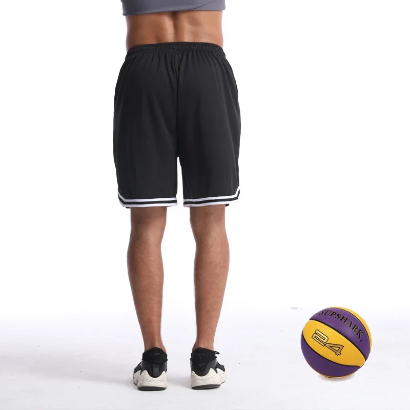 1pcs Men Summer Sports Training Shorts Casual Loose Breathable Fitness Running Speed Drying  American Five Point Shorts 3