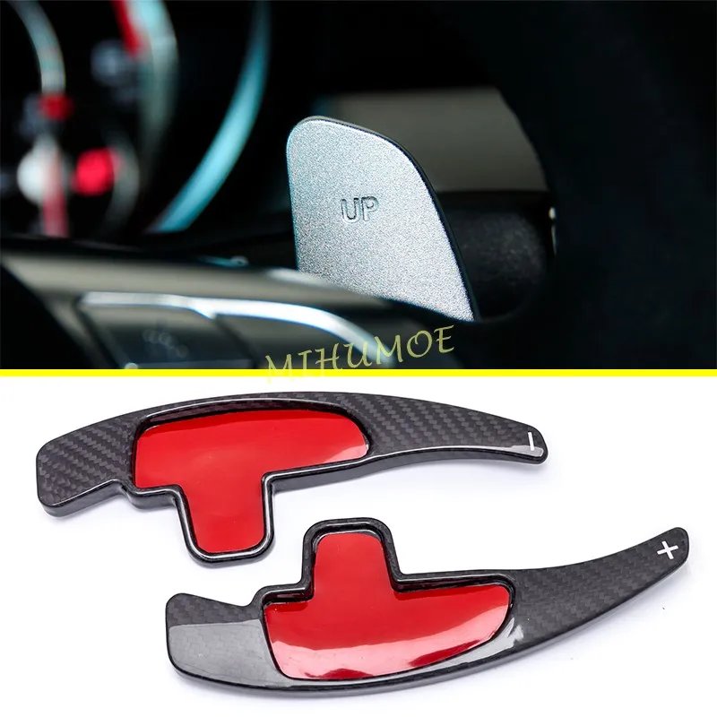 

Real Carbon Fiber Steering Wheel Paddle Shifter Extension For Mercedes AMG A45 C63 E63 S63 S65 CLA45 CLS63 GLA45 GL63 ML63 SL63