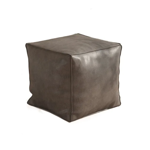 PU Leather Storage Ottoman Cover 1