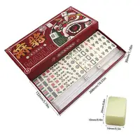 Chinese Mahjong Game Set 144pcs Classic Mini Tiles For Family Gathering For Chinese Style Game Play Family Leisure Time 1