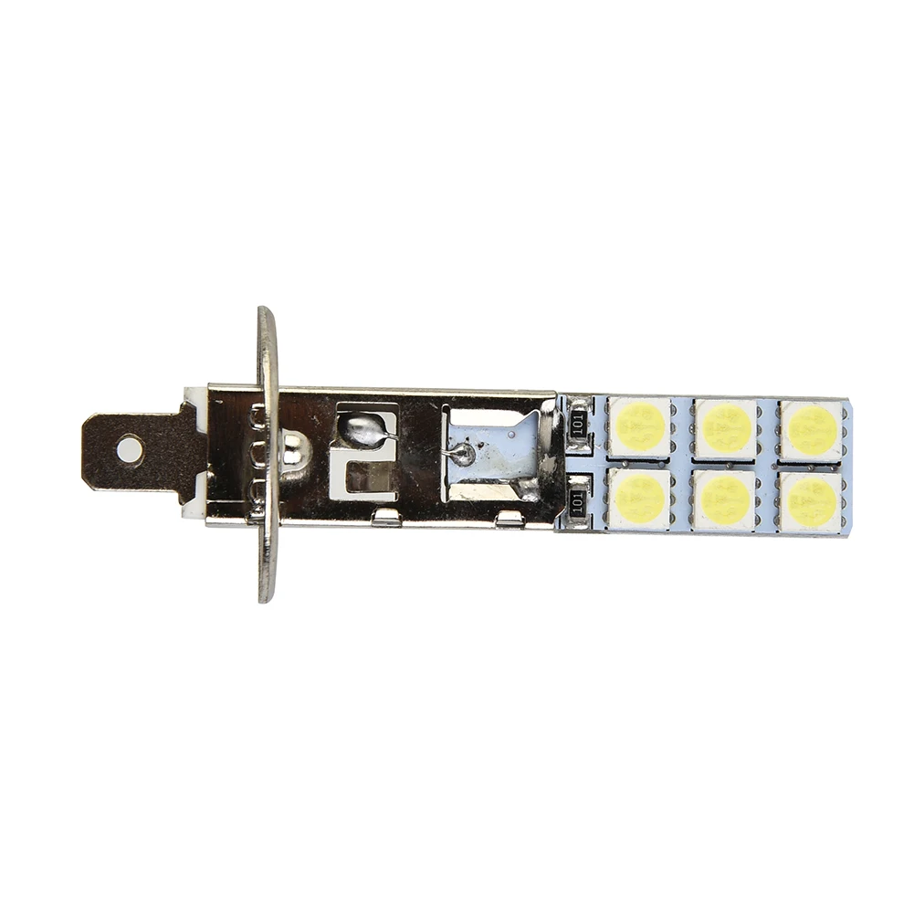 

2PC H1 LED Bulbs 6000K Super White 55W LED Headlight Bulbs Kit Car Fog Light Day Night Driving Running Light Lamp