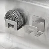 Kitchen Sponge Holder Sink Drain Rack Kitchen Wall Hooks Sink Sponge Rack Drain Storage Shelf Kitchen Under Sink Storage Rack 3