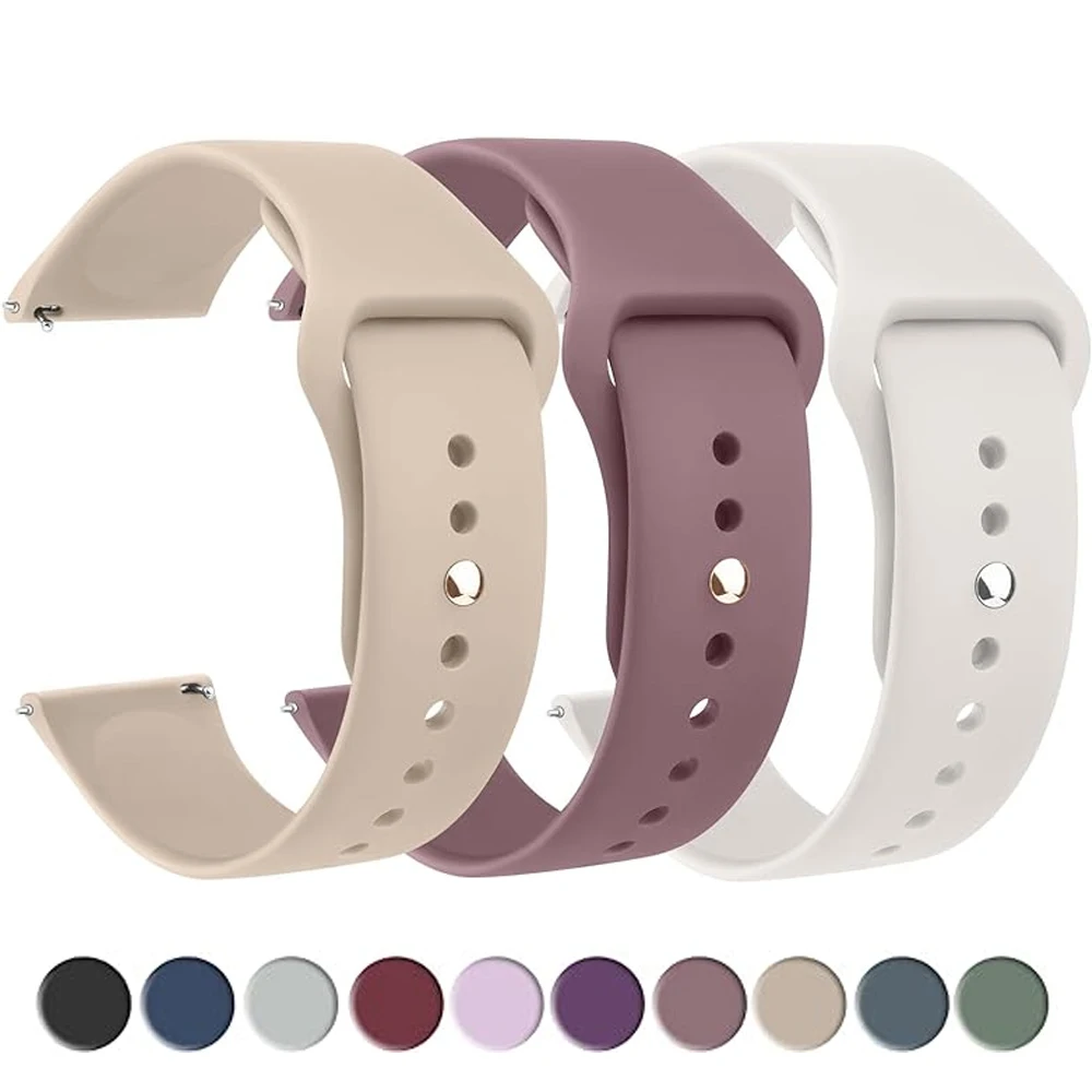 Versatile 20mm/22mm Smartwatch Replacement Strap & Bracelet