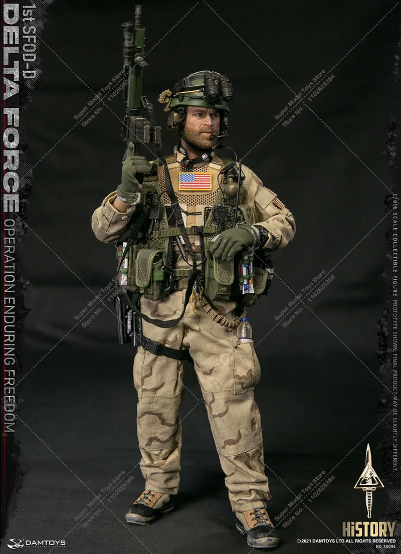 Коллекционная экшн-фигурка DAMTOYS DAM 78091 1/6 DELTA FORCE 1st