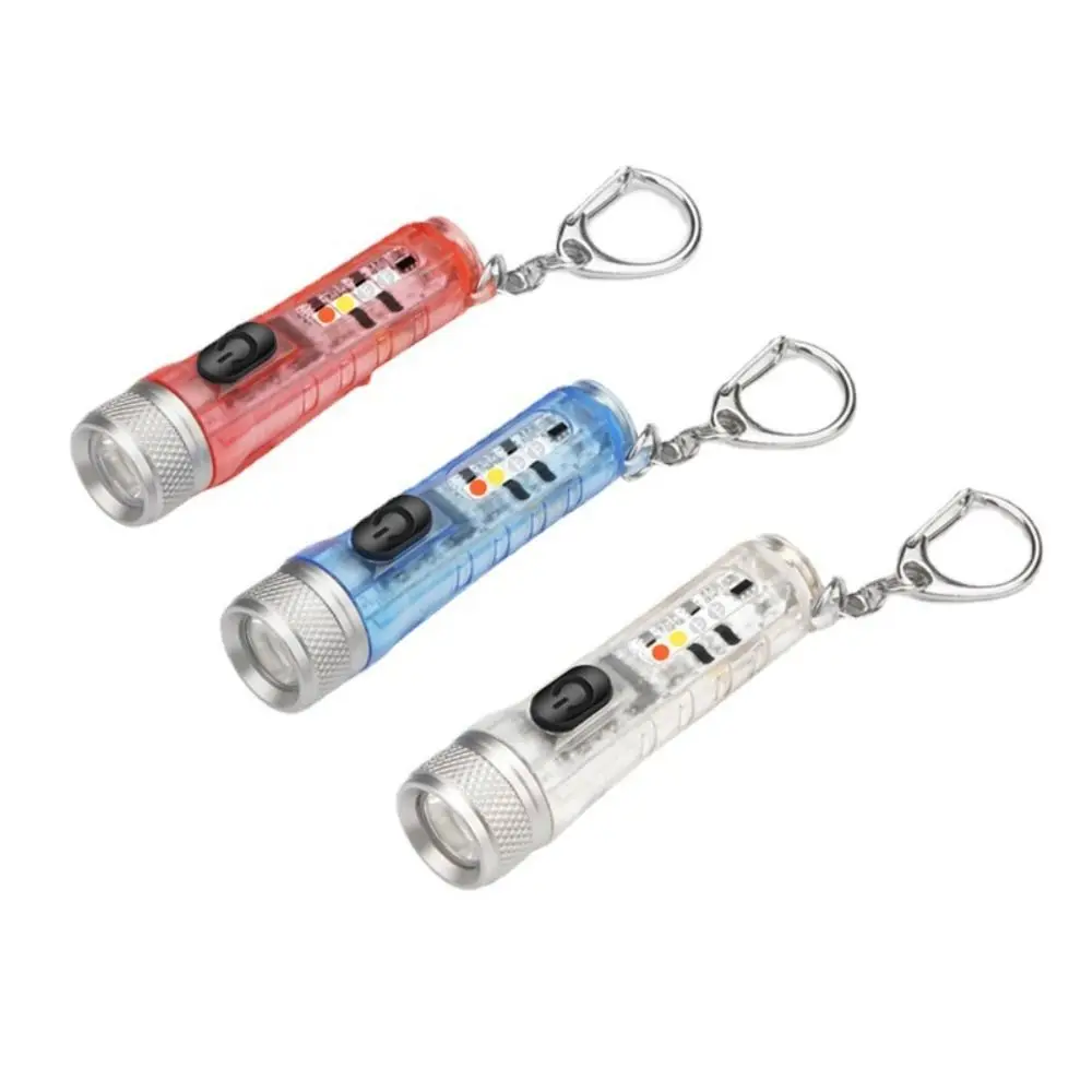 Type-C Charging Mini Flashlight Emergency Lamp Magnetic Attraction Keychain Light ABS Lightweight Portable Flashlight Camping led flashlight mini flashlight led flashlights camping light mini led flashlight led torch light