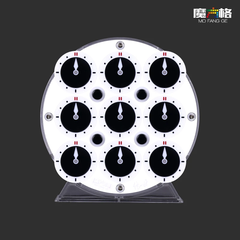 [JudyCube] QiYi Clock Lilac Puzzle Qiyi Magnetic Clock Qiyi Chuanshi Clock Cube Puzzle Speed Magnet Clock Educational Toys Gift 4
