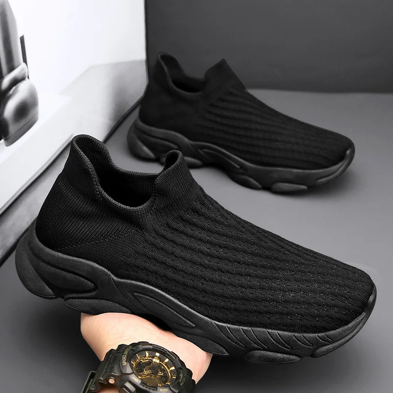 

Fashion Men Sneakers Mesh Casual Shoes Lac-up Men Shoes Light Soft Slip-On Walking Sneakers Footwear 2023 Zapatillas Hombre