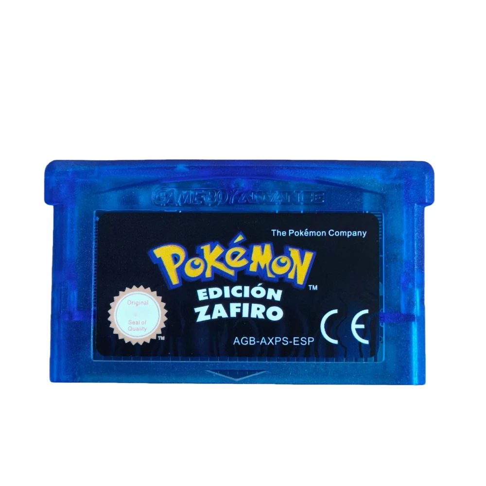 GBA Game Pokemon Series 32 Bit Video Game Cartridge Console Card Spanish ESP- Emerald FireRed LeafGreen Ruby Sapphire Toy Gift - AliExpress