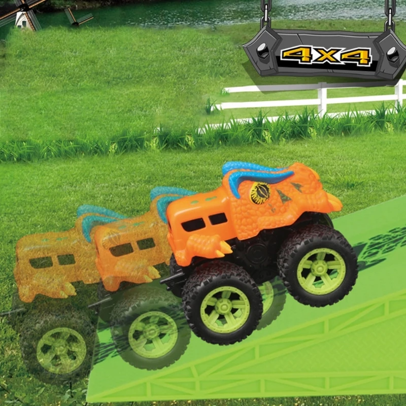 

Kid Spinning Animal Model Car Toy Kindergarten Cartoon Animal Stunt Play Vehicle