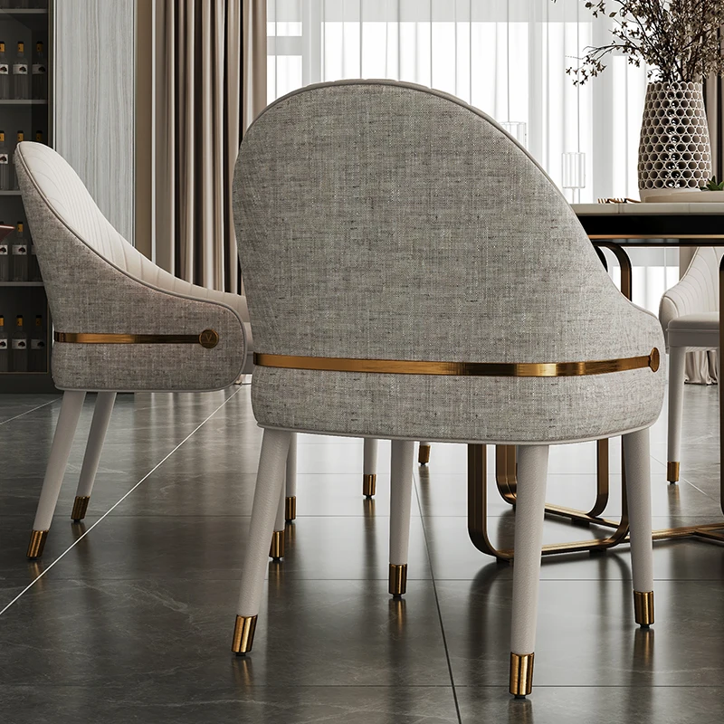 

Contemporary Beautiful Dining Chairs Modern Kitchen Trendy Ultralight Dining Chairs Luxury Office Chaises Salle Hotel Furniture