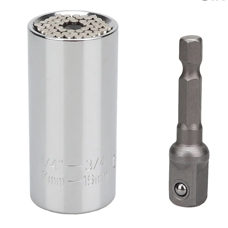 

Universal Torque Wrench 7-19mm Socket Head Multifunctional Universal Sleeve