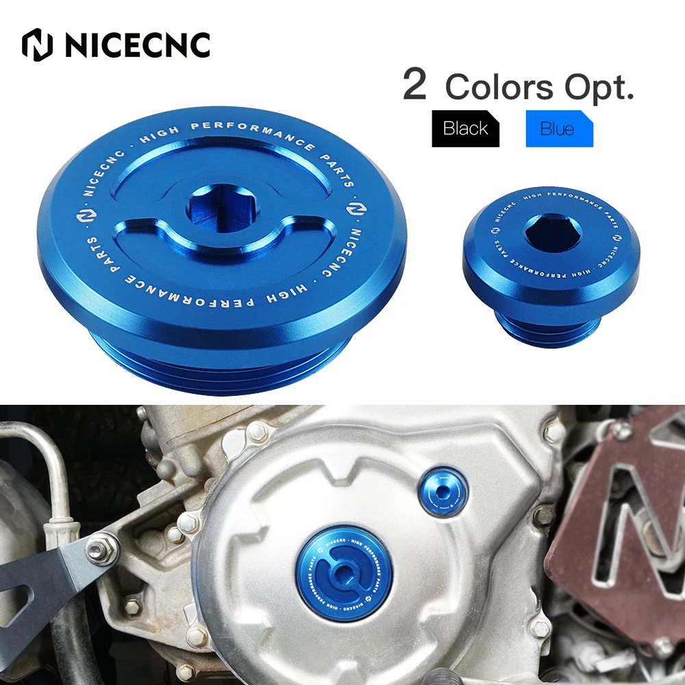 NiceCNC Engine Crankcase Cover Plug Cap for Yamaha RAPTOR 700 2013-2021 YFZ450 YFZ450R YFZ 450 R GRIZZLY 550 KODIAK RHINO ATV