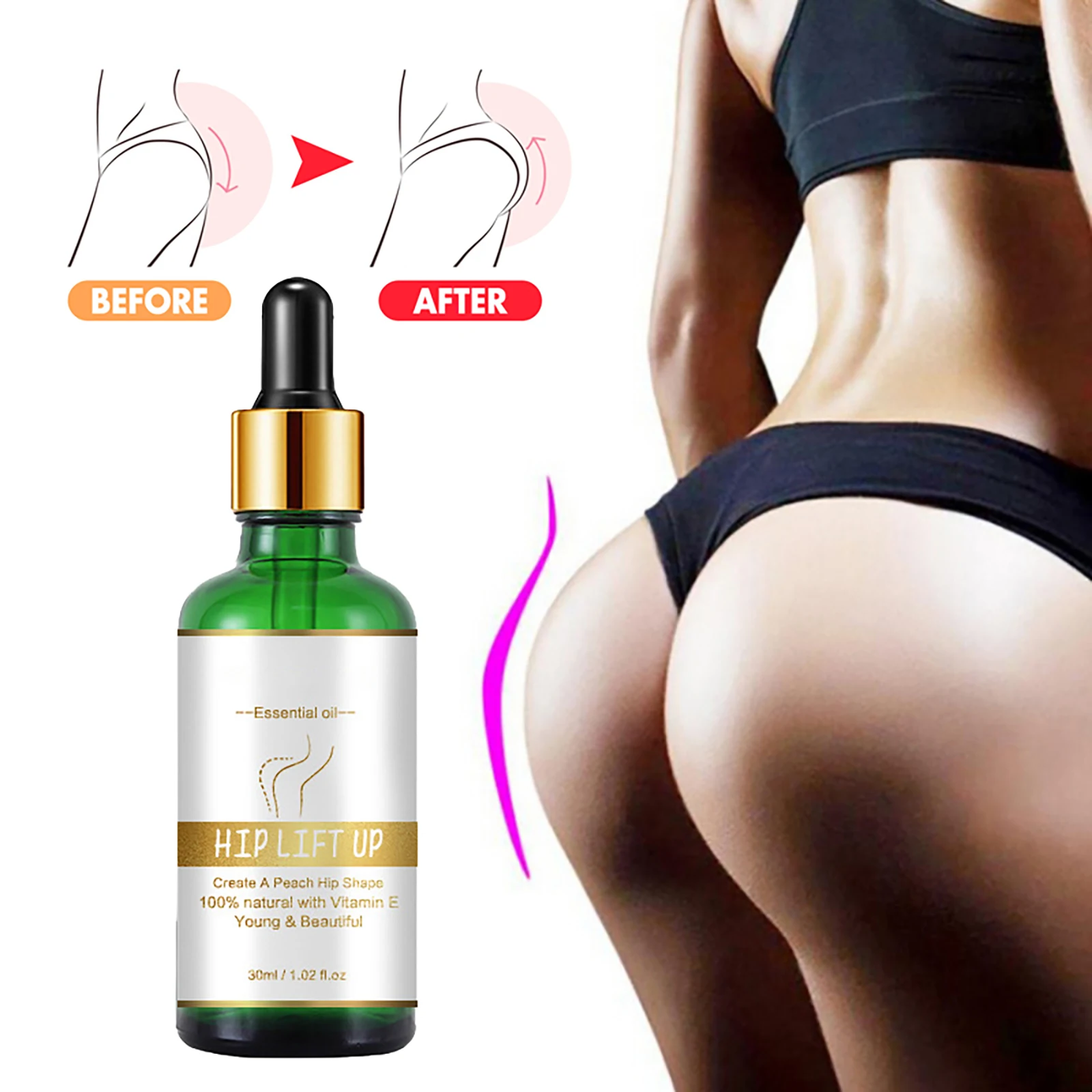 Buttocks Breast Essential Oil Lift Up Hip Body Massage Buttock Enhancement |