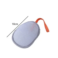 Nouveau - Lot de 2 sacs à savon en filet double face pour le bain, éponges exfoliantes pour le corps, pochettes à savon en maille pour salle de bain 6