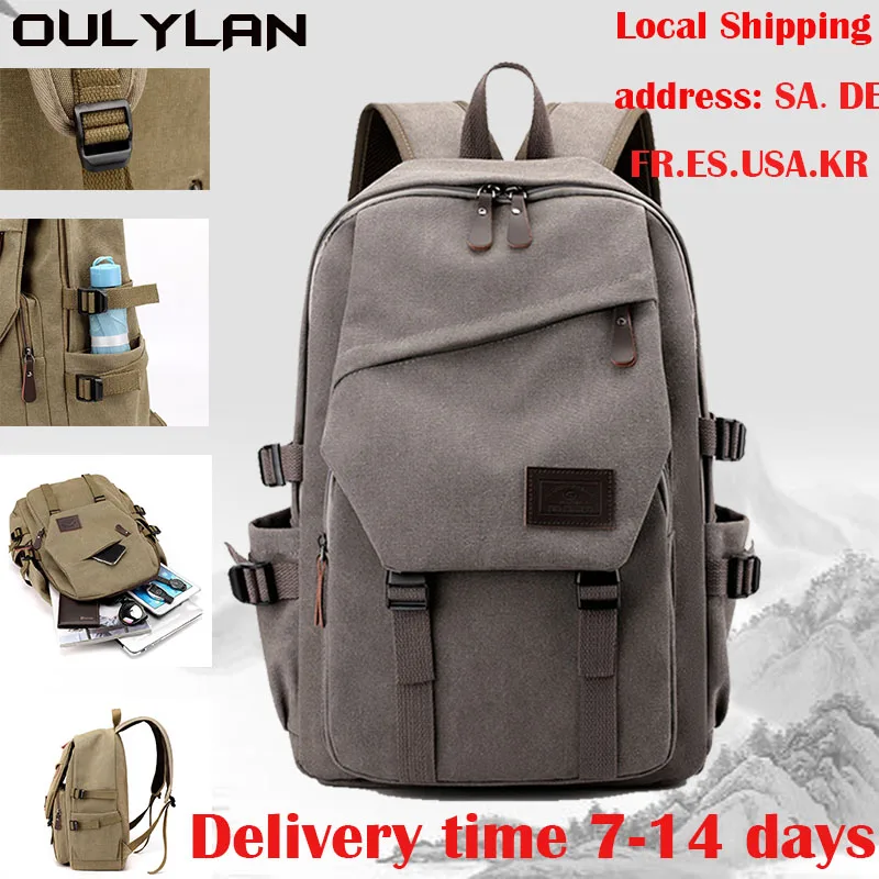 

Travel Shoulder 15.6 Inch Men's Backpack Bag Leisure Computer Bag Fashion Trend Students Schoolbag Korean Back Pack Moc